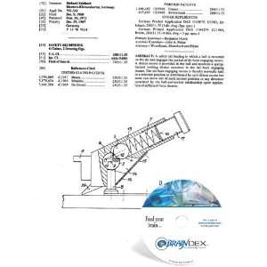  NEW Patent CD for SAFETY SKI BINDING 