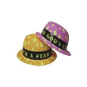  Im A Star In Gods Eyes Plastic Toy Hats Pack of 4 Pet 