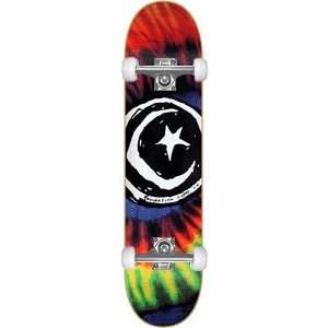  Foundation Star/Moon Tie Dye Complete Skateboard   8.25 W 