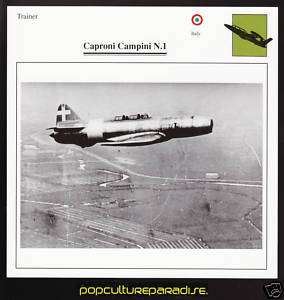 CAPRONI CAMPINI N.1 N1 War Airplane ATLAS PICTURE CARD  