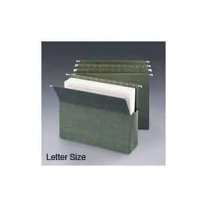  Standard Green Hanging Pockets, Letter Size, 3 1/2 
