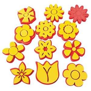  Flower Stamps   Art & Craft Supplies & Stamps & Stamp Pads 