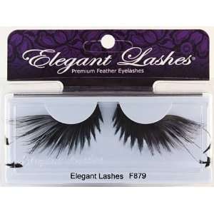  Elegant Lashes F879 Premium Black Feather False Eyelashes 