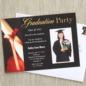  Photo Graduation Party Invitations with Diploma Health 