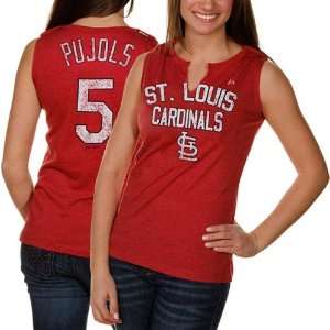 Albert Pujols Womens St. Louis Cardinals Hey Batter Player T Shirt 