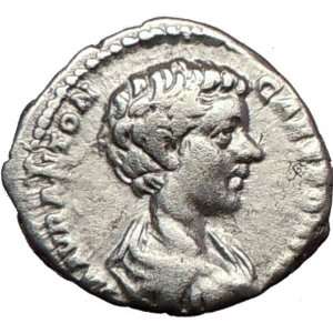   213AD Silver Authent Ancient Roman Coin Rare MINERVA Goddess of Magic