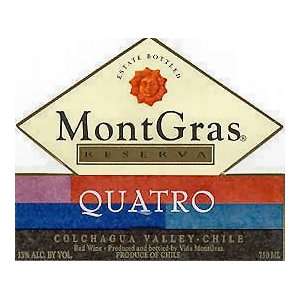  2008 MontGras Quatro 750ml Grocery & Gourmet Food