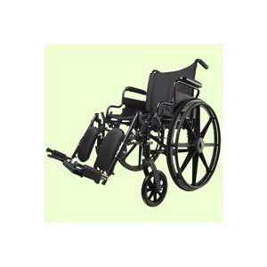  Medline Excel K4 Basic Manual Wheelchair, 18W with Swing 