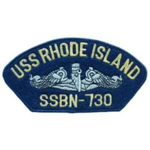  U.S. Navy USS Rhode Island SSBN 730 Hat Patch 2 3/4 x 5 1 
