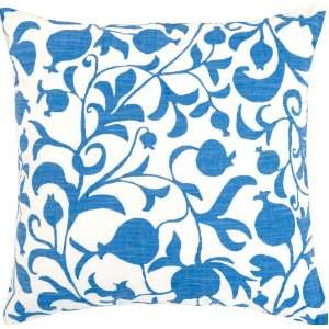  Rockflowerpaper Quince Blue Outdoor Pillow Patio, Lawn 
