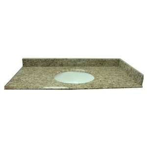  allen + roth 49W x 22D Santa Cecilia Granite Vanity Top 