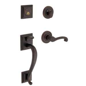   Oil Rubbed Bronze Single Cylinder Madison Handleset with Classic Lever