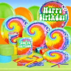  Lets Party By CEG Tie Dye Fun Standard Party Pack 