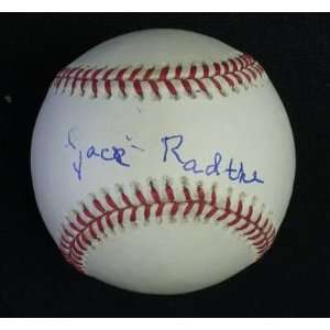  JACK RADTKE 1936 Dodgers Signed Baseball PSA/DNA Sports 
