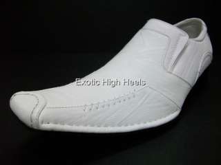 Mens White D ALDO Dress Casual Club Shoes Italian Style  