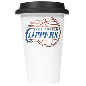  Sports NBA CLIPPERS 12oz Double Wall Tumbler with Silicone 