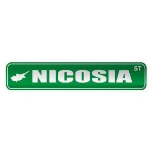   NICOSIA ST  STREET SIGN CITY CYPRUS