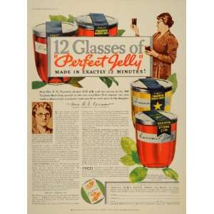  1931 Ad General Foods Jelly Jam Certo Pectin Fruit Jars 