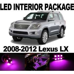 Lexus LX570 2008 2012 PINK 18 x SMD LED Interior Bulb Package Combo 