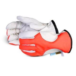 Standard Chainsaw Gloves Sz X Large by Sure Grip Cotton PVC Glove