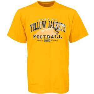  Georgia Tech Yellow Jackets Gold Ivy Over T shirt Sports 