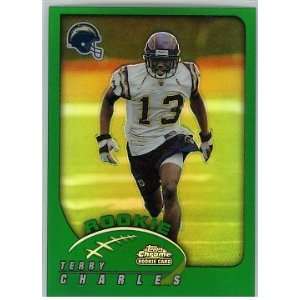 Terry Charles San Diego Chargers 2002 Topps Chrome #180 Rookie 
