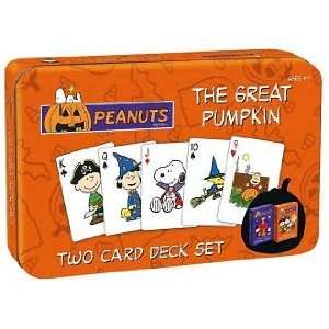  Charlie Brown Great Pumpkin Playing Cards by USAopoly 