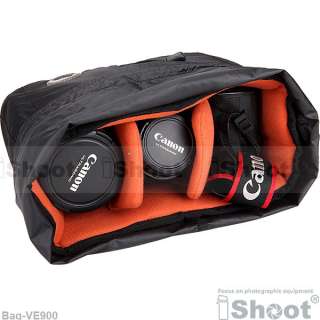   Padded Inner Bag Case fr Canon/Sony Digital Camera+Lens+Flash  