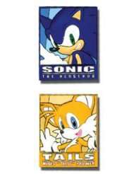 Sonic the Hedgehog Sonic and Tails Frame Anime Pins (Set of 2)