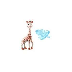  Sophie the Giraffe and RaZberry Teether (Baby Blue) with 