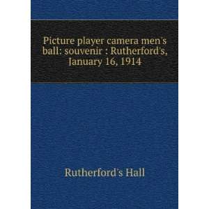    souvenir  Rutherfords, January 16, 1914 Rutherfords Hall Books
