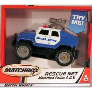  Matchbox Rescue Net Motorized Police S.U.V. Toys & Games
