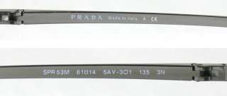 actual pictures prada eyeware model spr53m color gun metal frame green 