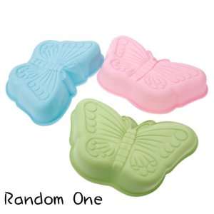  Silicone Butterfly Shape Cupcake Chocolate Muffin Mold 