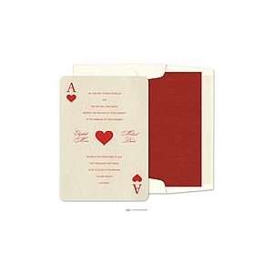  Ace of Hearts Invitation Wedding Invitations Health 