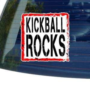  Kickball Rocks   Window Bumper Laptop Sticker Automotive