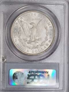 1882 Morgan Dollar PCGS MS64 Rainbow Crescent Toned ~COLORFUL TONING 