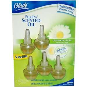  Glade PlugIns Scented Oil Refills, 5 Pack   Outdoor Fresh 