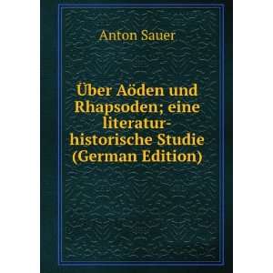  Studie (German Edition) (9785877928794) Anton Sauer Books