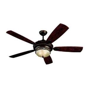   , Edwardian Roman Bronze 56 Ceiling Fan with Light