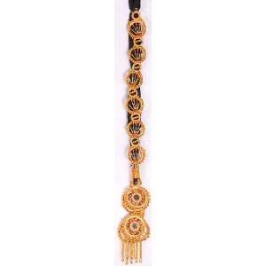  Golden Chakra Hair braid Ornament (Choti)   Paranda with 