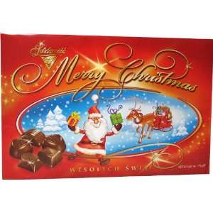 Assorted Chocolate Candy Merry Christmas 6.17oz/175g (Solidarnosc 