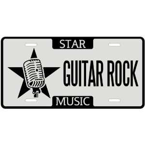   New  I Am A Guitar Rock Star   License Plate Music