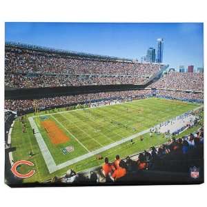  Chicago Bears Soldier Field 22 x 28 on Canvas