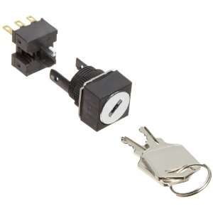 Omron A165K A2ML 1 Key Type Selector and Switch, Solder Terminal, IP65 