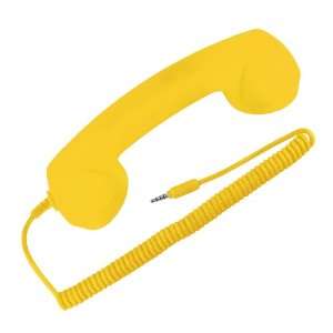  POP Phone Handset for Apple iPhone 4, iPad 2 (Yellow) and 