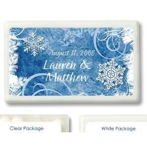  Baby Keepsake Snowy Day Winter Theme Personalized Mint 