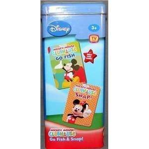   Mickey Mouse Clubhouse Card Games in Tin Go Fish Snap Toys & Games