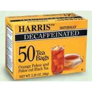 Harris Decaf Tea 50Ct   12 Pack  Grocery & Gourmet Food