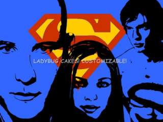 Smallville Edible Cake Topper Image Superman Lex Lana  